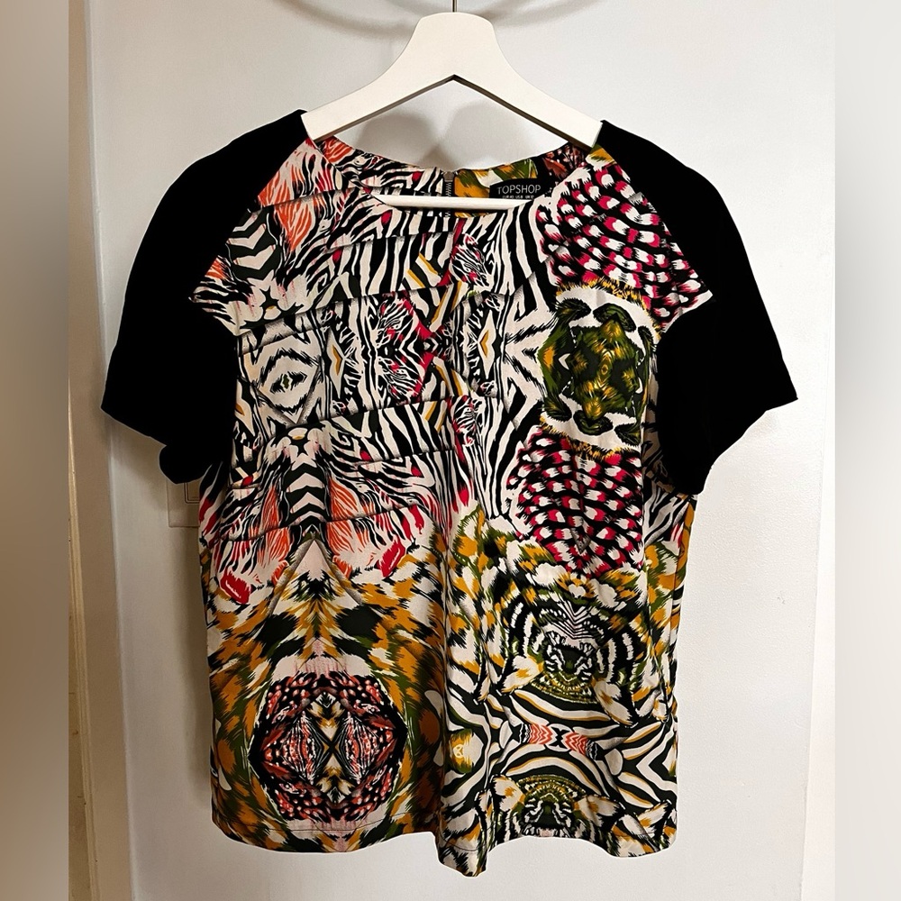 TopShop short sleeve Blouse US 8